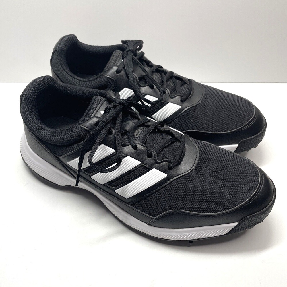 Adidas‎ Mens Tech Response 2.0 EE9122 Black Golf Cleats Shoes Sneakers Size 11